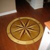 Compass Rose Round Carpet Floor Rug Living Room Bedroom Decor Round Area Rug Carpet