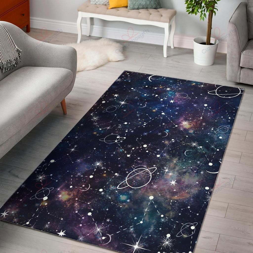 Constellation Galaxy Space Rug Sport Decor Gift Floor Decor Living Room Carpet Rug Area Rug - 22379c7d0c16 Constellation Galaxy Space Rug Sport Decor Gift Floor Decor Living Room Carpet Rug Area Rug - 22379c7d0c16