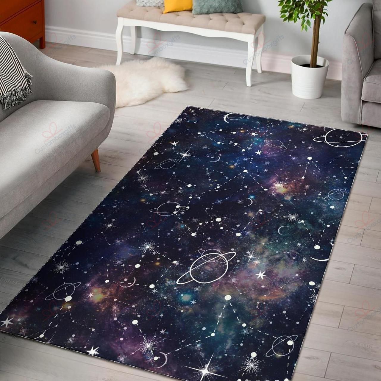Constellation Galaxy Space Rug Sport Decor Gift Floor Decor Living Room Carpet Rug Area Rug - 0d10cd003cea Constellation Galaxy Space Rug Sport Decor Gift Floor Decor Living Room Carpet Rug Area Rug - 0d10cd003cea