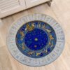 Constellations Round Carpet Floor Rug Living Room Bedroom Decor Round Area Rug Carpet