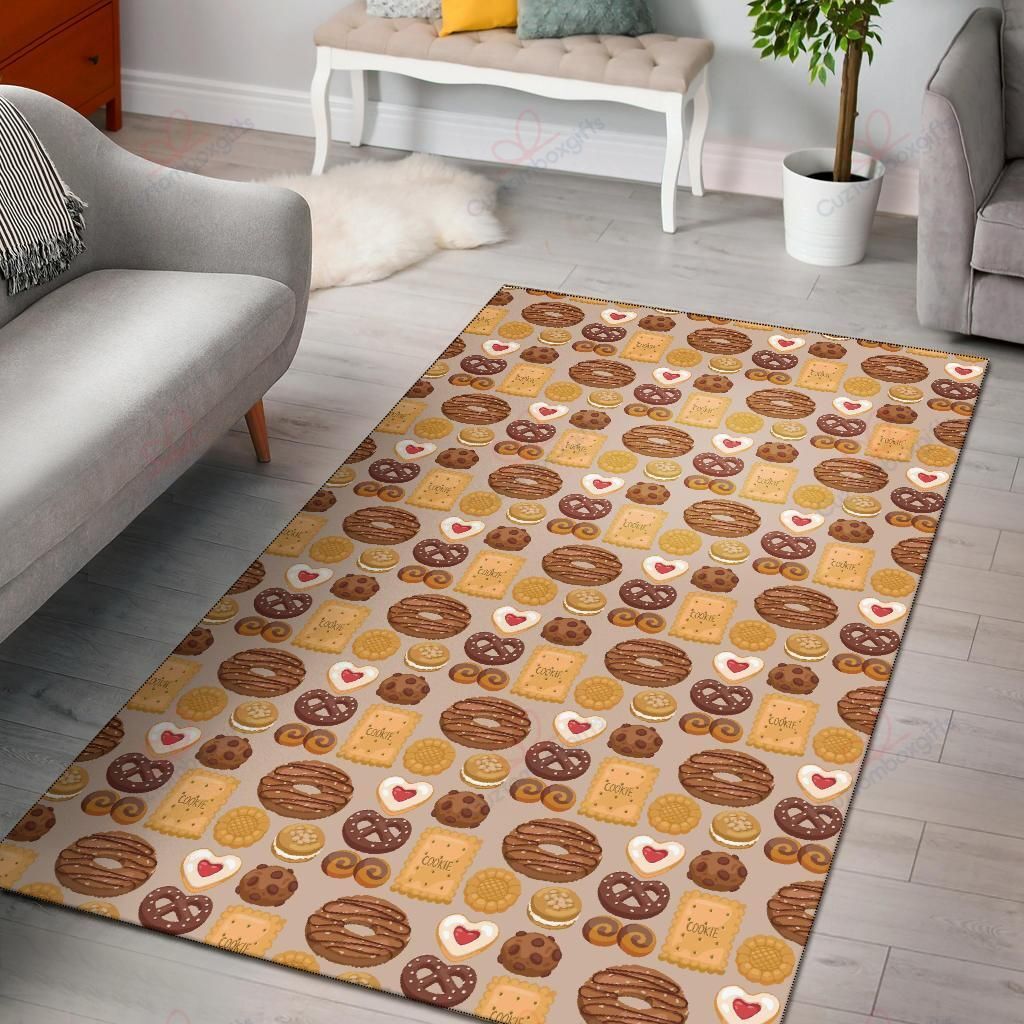 Cookie Pattern 2 Rug Sport Decor Gift Floor Decor Living Room Carpet Rug Area Rug - ce5f91d51a75 Cookie Pattern 2 Rug Sport Decor Gift Floor Decor Living Room Carpet Rug Area Rug - ce5f91d51a75