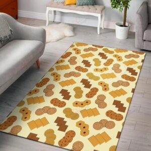 Cookie Pattern 6 Rug Sport Decor Gift Floor Decor Living Room Carpet Rug Area Rug - d094bc118f7d