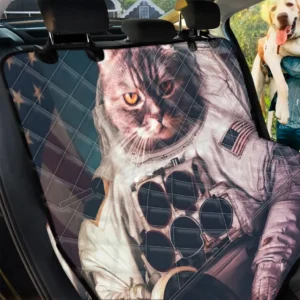 Cool American Astronaut Cat Design Car Back Seat Cover Dog Car Seat Covers - 29e07ca5e2be