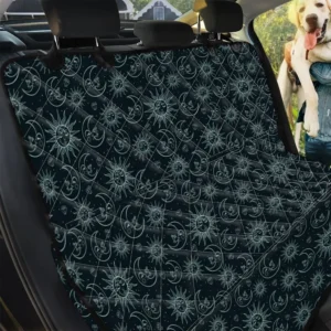 Cool Blue Sun And Moon Car Back Seat Cover Dog Car Seat Covers - df1418632272