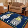 Cool Cat Rug Sport Decor Gift Floor Decor Living Room Carpet Rug Area Rug - dcfff2b48687