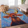 Cool Deer Rug Sport Decor Gift Floor Decor Living Room Carpet Rug Area Rug - 648347fa12a5
