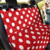 Cool Red And White Polka Dot Car Back Seat Cover Dog Car Seat Covers - 96c8257bc1ce