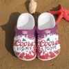 Coors Light Crocs Crocband Clog Clog Comfortable For Mens And Womens Classic Clog Water Shoes Beer Lovers Crocs V1