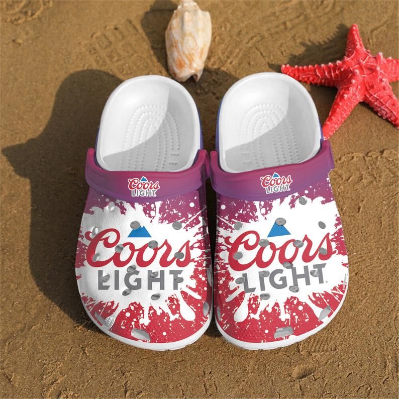 Coors Light Crocs Crocband Clog Clog Comfortable For Mens And Womens Classic Clog Water Shoes Beer Lovers Crocs V1 Coors Light Crocs Crocband Clog Clog Comfortable For Mens And Womens Classic Clog Water Shoes Beer Lovers Crocs V1