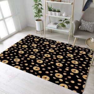 Copper Coins Rug Sport Decor Gift Floor Decor Living Room Carpet Rug Area Rug - 4fe5cba260c5