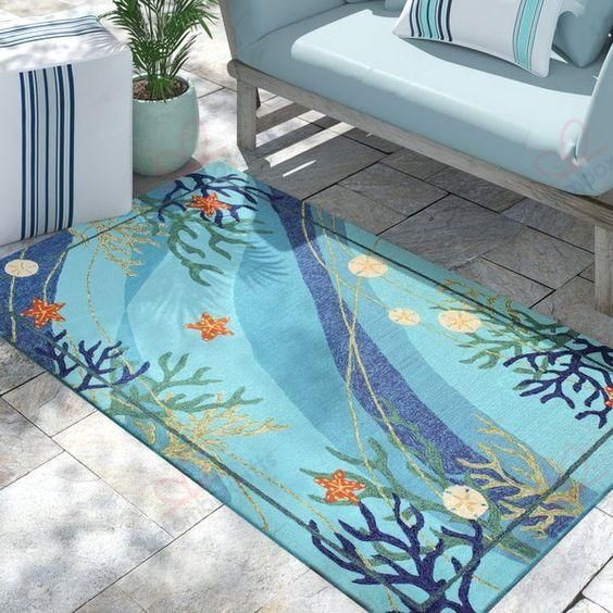 Coral And Star Fish Rug Sport Decor Gift Floor Decor Living Room Carpet Rug Area Rug - fc22207b6246 Coral And Star Fish Rug Sport Decor Gift Floor Decor Living Room Carpet Rug Area Rug - fc22207b6246