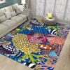 Coral Fish Rug Sport Decor Gift Floor Decor Living Room Carpet Rug Area Rug - 9c61851287c9
