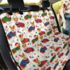 Corgi Christmas Pattern Print Car Back Seat Cover Dog Car Seat Covers - 35ab7c9c46ab