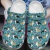 Corgi Crocs Clog Classic Clog Whitesole Corgi Blossoms Shoes