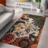 Corgi Dog 4 Rug Sport Decor Gift Floor Decor Living Room Carpet Rug Area Rug - 7c41f03f8295