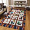Corgi Dog 5 Rug Sport Decor Gift Floor Decor Living Room Carpet Rug Area Rug - 32dafd1a25fc