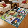 Corgi Dog Rug Sport Decor Gift Floor Decor Living Room Carpet Rug Area Rug - ded7d9ca87d3