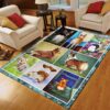 Corgi Dog Rug Sport Decor Gift Floor Decor Living Room Carpet Rug Area Rug - 591a70611996
