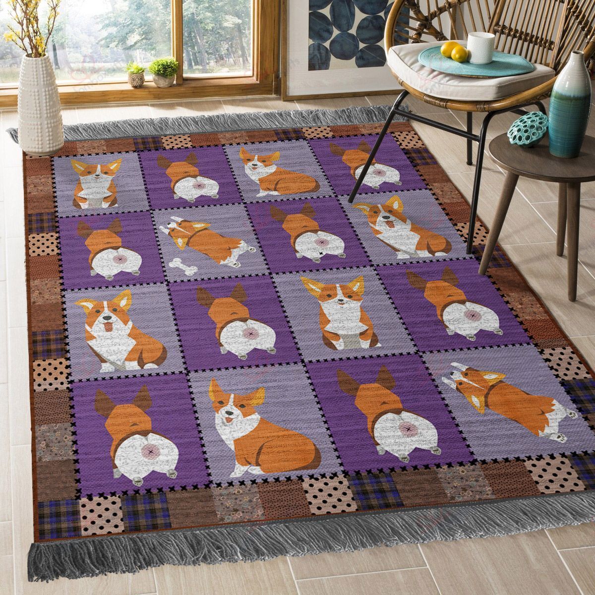 Corgi Dog Rug Sport Decor Gift Floor Decor Living Room Carpet Rug Area Rug - fca9bf41b96f Corgi Dog Rug Sport Decor Gift Floor Decor Living Room Carpet Rug Area Rug - fca9bf41b96f