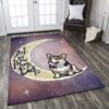 Corgi I Love You To The Moon And Back Rug Sport Decor Gift Floor Decor Living Room Carpet Rug Area Rug - 39a9f3f032fa