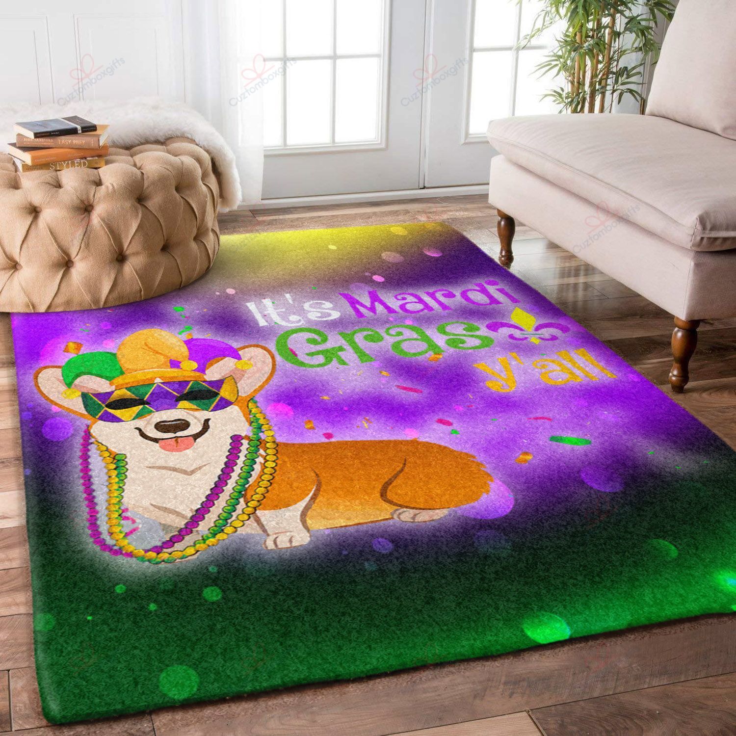 Corgi Its Mardi Gras Yall Rug Sport Decor Gift Floor Decor Living Room Carpet Rug Area Rug - 80100a1b13e4 Corgi Its Mardi Gras Yall Rug Sport Decor Gift Floor Decor Living Room Carpet Rug Area Rug - 80100a1b13e4