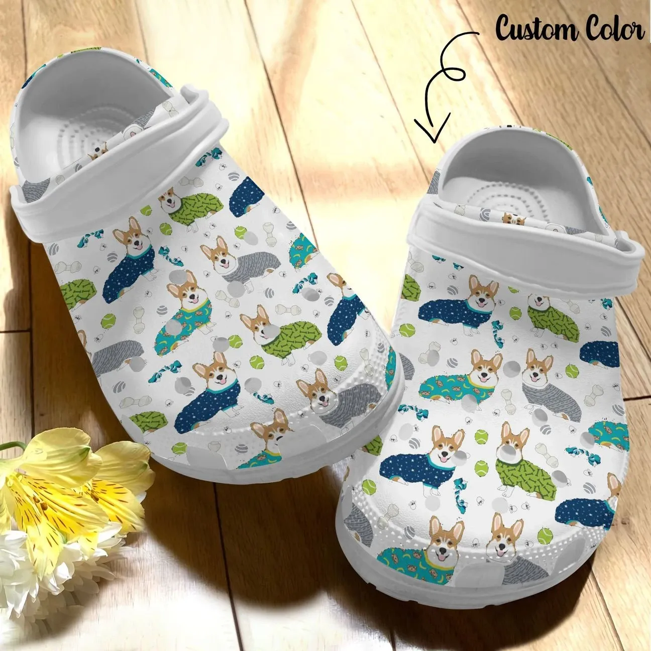 Corgi Personalize Clog Custom Crocs Fashionstyle Comfortable For Women Men Kid Print 3D Baby Corgi Corgi Personalize Clog Custom Crocs Fashionstyle Comfortable For Women Men Kid Print 3D Baby Corgi