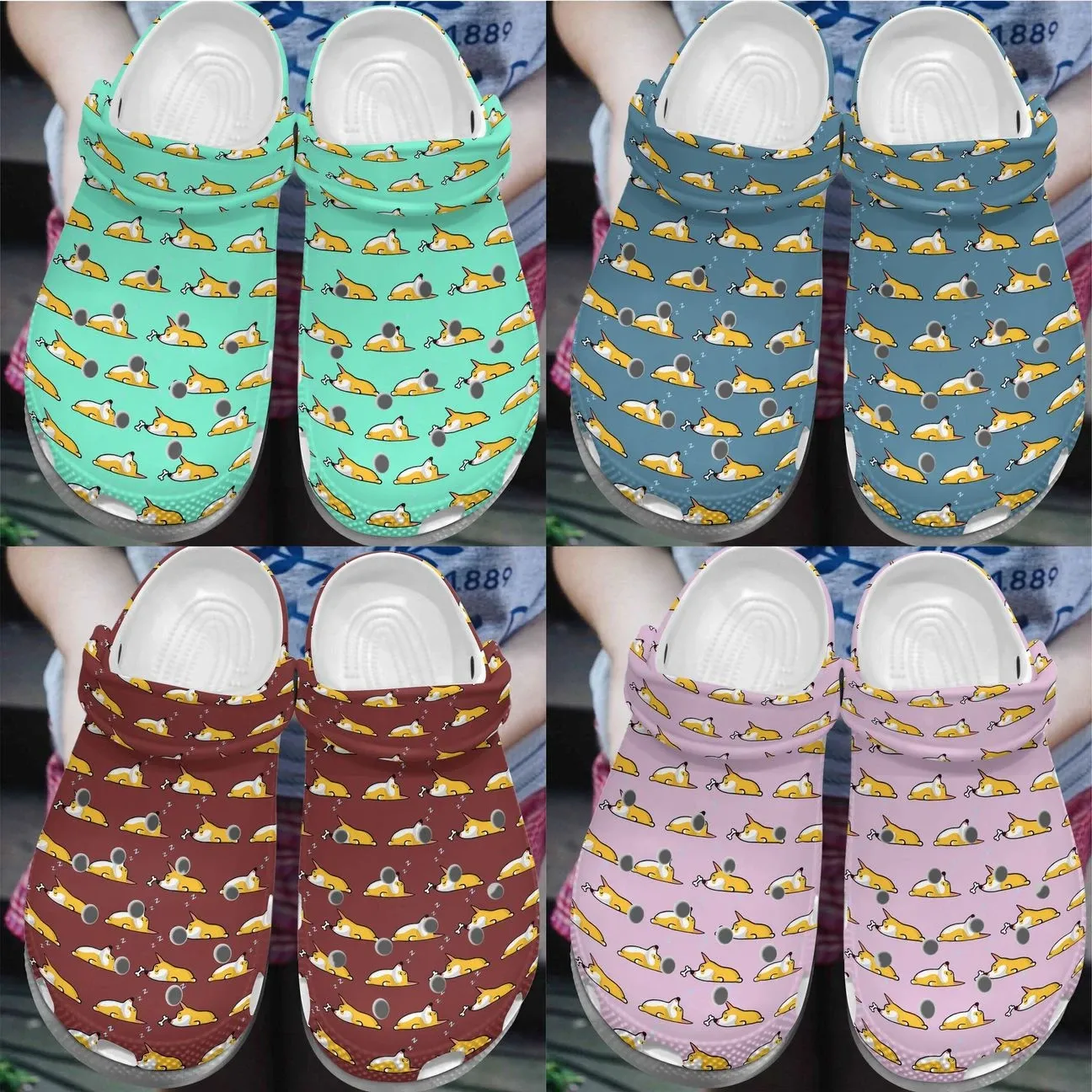 Corgi Personalize Clog Custom Crocs Fashionstyle Comfortable For Women Men Kid Print 3D Pattern 2 Corgi Personalize Clog Custom Crocs Fashionstyle Comfortable For Women Men Kid Print 3D Pattern 2