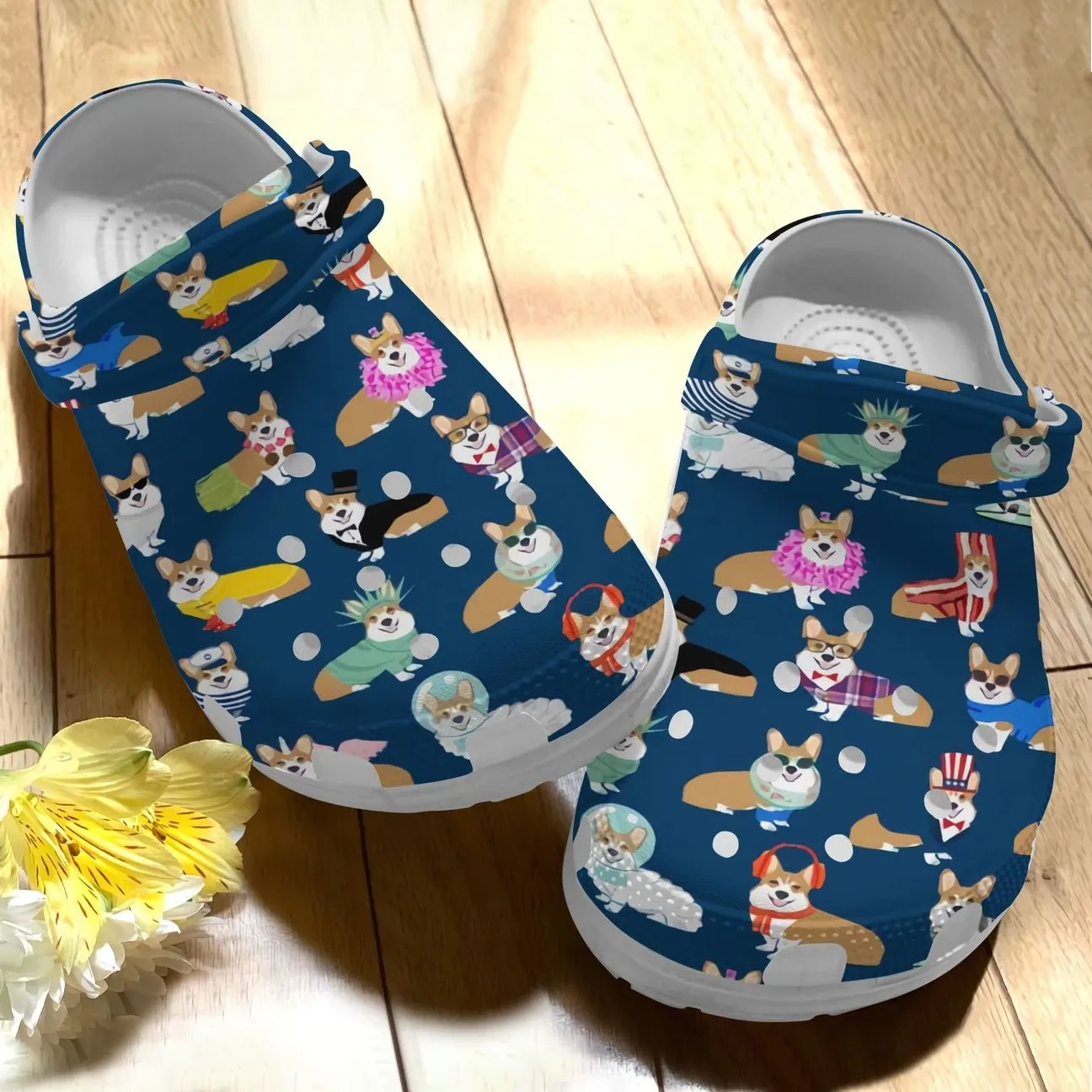 Corgi Personalize Clog Custom Crocs Fashionstyle Comfortable For Women Men Kid Print 3D Whitesole Pattern 5 Corgi Personalize Clog Custom Crocs Fashionstyle Comfortable For Women Men Kid Print 3D Whitesole Pattern 5
