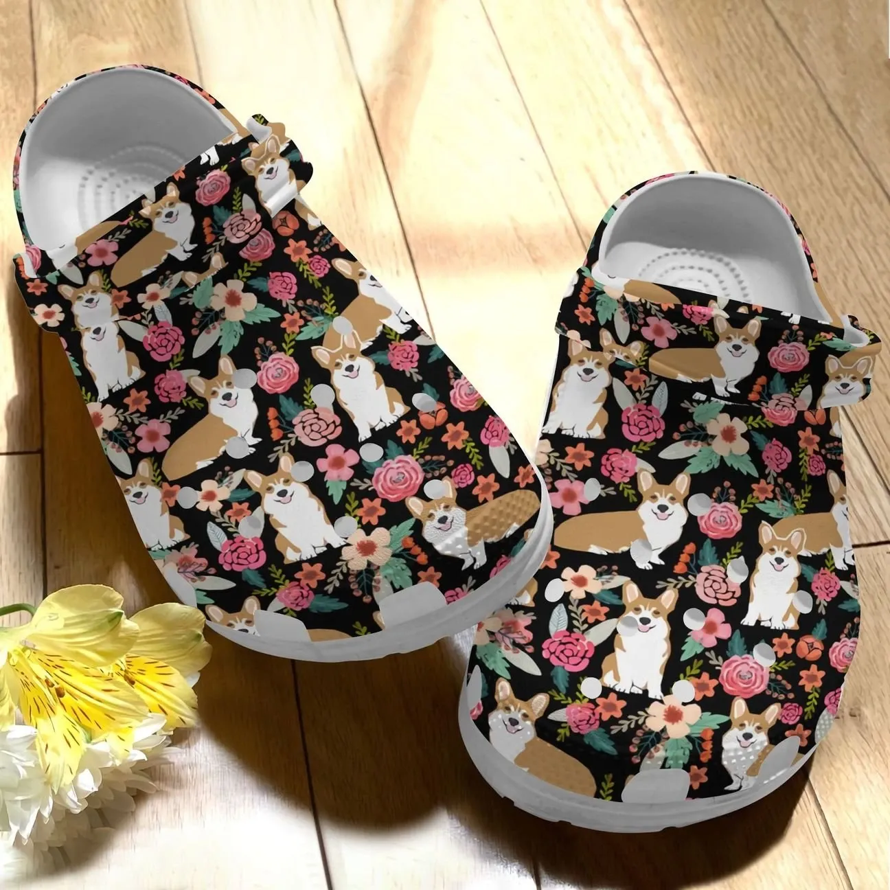 Corgi Personalize Clog Custom Crocs Fashionstyle Comfortable For Women Men Kid Print 3D Whitesole Pattern 8 Corgi Personalize Clog Custom Crocs Fashionstyle Comfortable For Women Men Kid Print 3D Whitesole Pattern 8