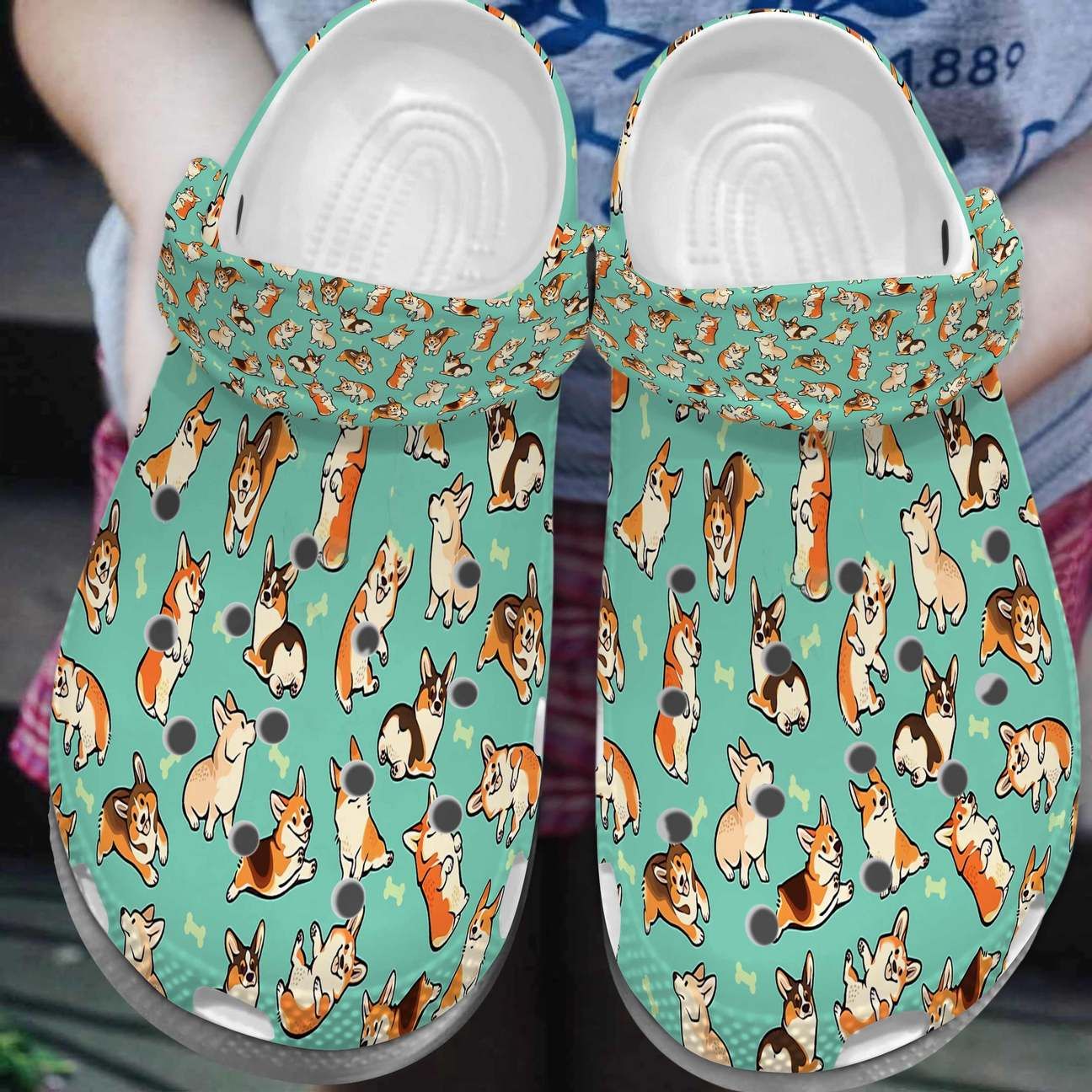 Corgi Personalized Clog Custom Crocs Comfortablefashion Style Comfortable For Women Men Kid Print 3D Jelly Corgis Corgi Personalized Clog Custom Crocs Comfortablefashion Style Comfortable For Women Men Kid Print 3D Jelly Corgis