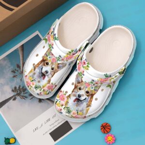 Corgi Personalized Clog Custom Crocs Comfortablefashion Style Comfortable For Women Men Kid Print 3D My Love My Sunshine