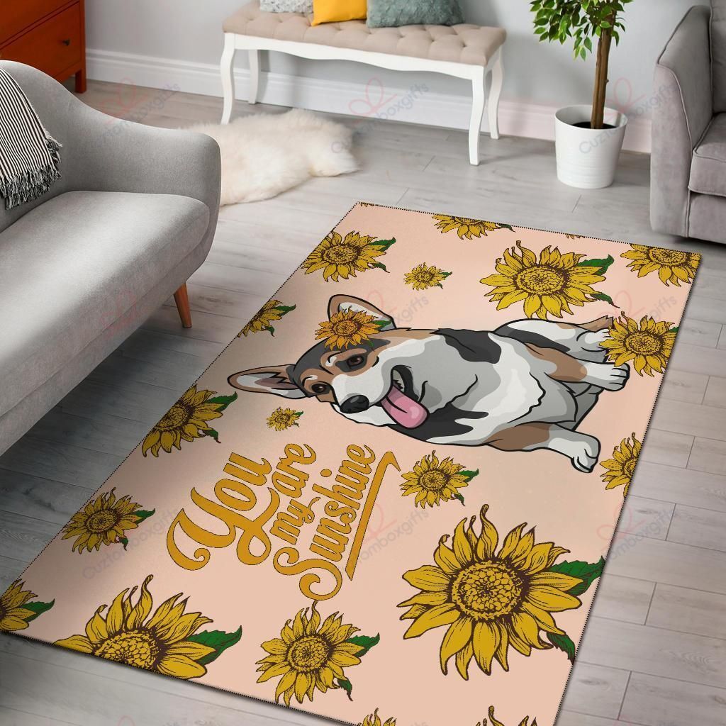 Corgi You Are My Sunshine Rug Sport Decor Gift Floor Decor Living Room Carpet Rug Area Rug - fde5be476756 Corgi You Are My Sunshine Rug Sport Decor Gift Floor Decor Living Room Carpet Rug Area Rug - fde5be476756
