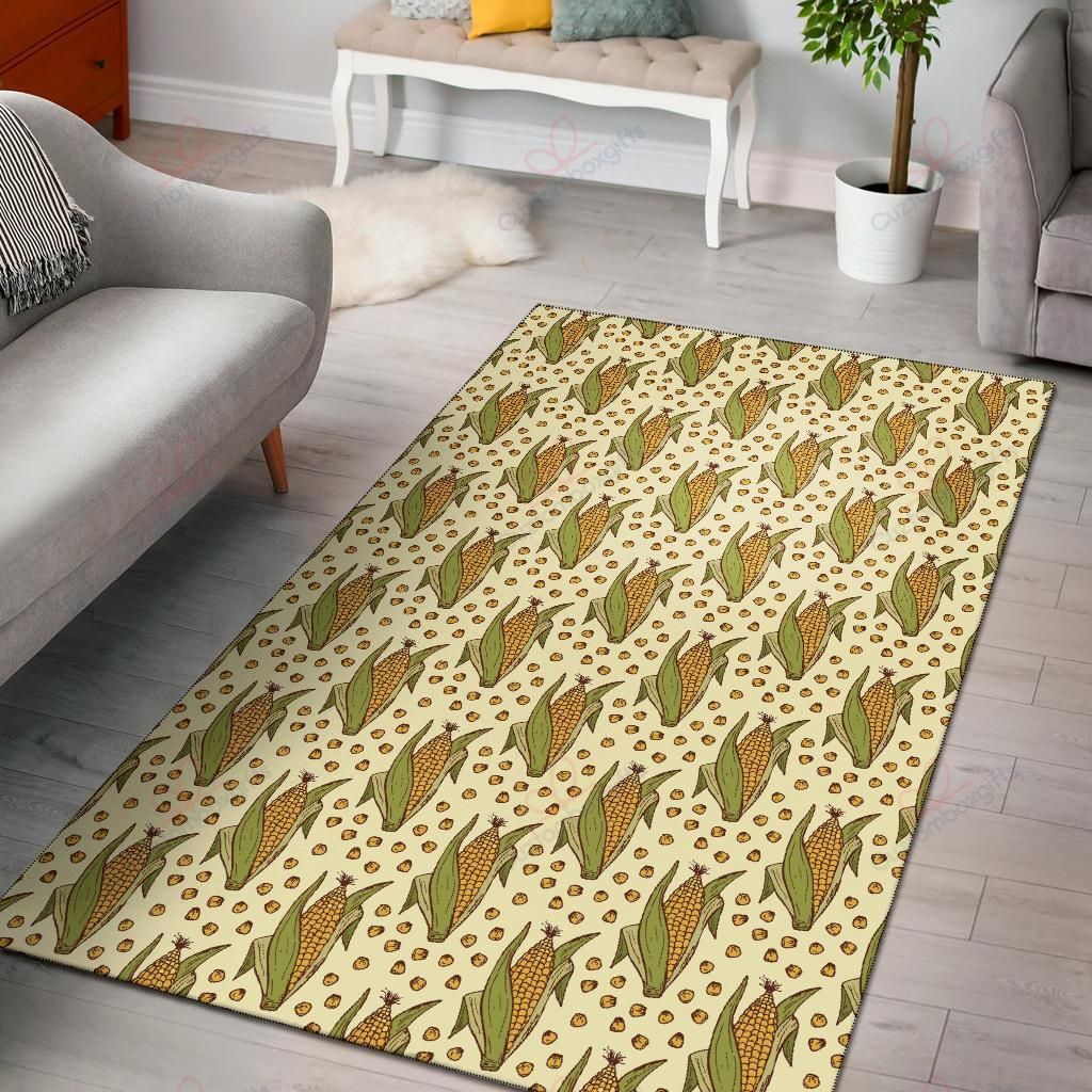 Corn Pattern 1 Rug Sport Decor Gift Floor Decor Living Room Carpet Rug Area Rug - 40d596434bdc Corn Pattern 1 Rug Sport Decor Gift Floor Decor Living Room Carpet Rug Area Rug - 40d596434bdc