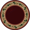 Corn Pattern Round Carpet Floor Rug Living Room Bedroom Decor Round Area Rug Carpet