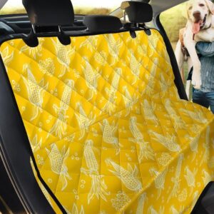 Corn Yellow Theme Car Back Seat Cover Dog Car Seat Covers - cdf020b55138