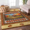 Country Farm Pattern Rug Sport Decor Gift Floor Decor Living Room Carpet Rug Area Rug - aa48a726ea04