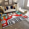 Couple Beagle On The Car Rug Sport Decor Gift Floor Decor Living Room Carpet Rug Area Rug - d50e402813e0