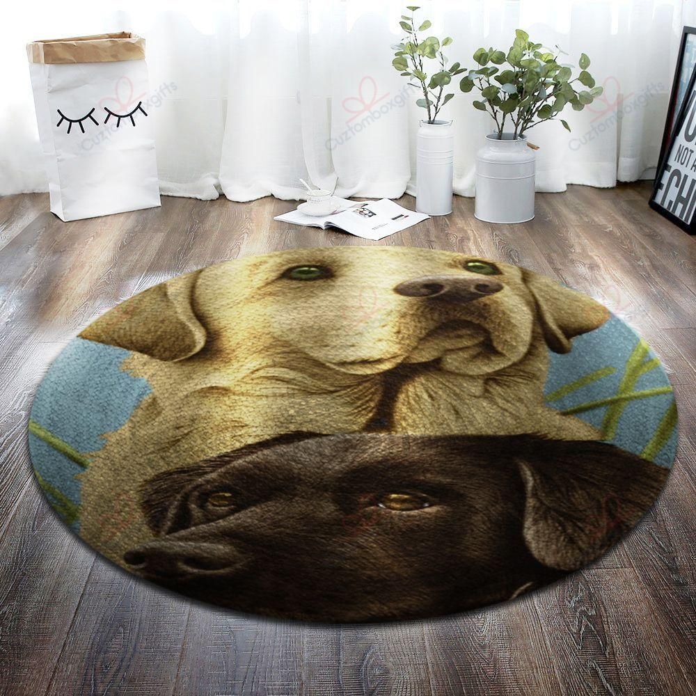 Couple Dog Round Carpet Floor Rug Living Room Bedroom Decor Round Area Rug Carpet Couple Dog Round Carpet Floor Rug Living Room Bedroom Decor Round Area Rug Carpet