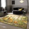 Couple Of Deer Rug Sport Decor Gift Floor Decor Living Room Carpet Rug Area Rug - 4f4355b1e752
