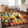 Couple Under One Umbrella Rug Sport Decor Gift Floor Decor Living Room Carpet Rug Area Rug - a65f75b4f38c