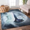 Couple Wolf And Moon Rug Sport Decor Gift Floor Decor Living Room Carpet Rug Area Rug - d57611573883