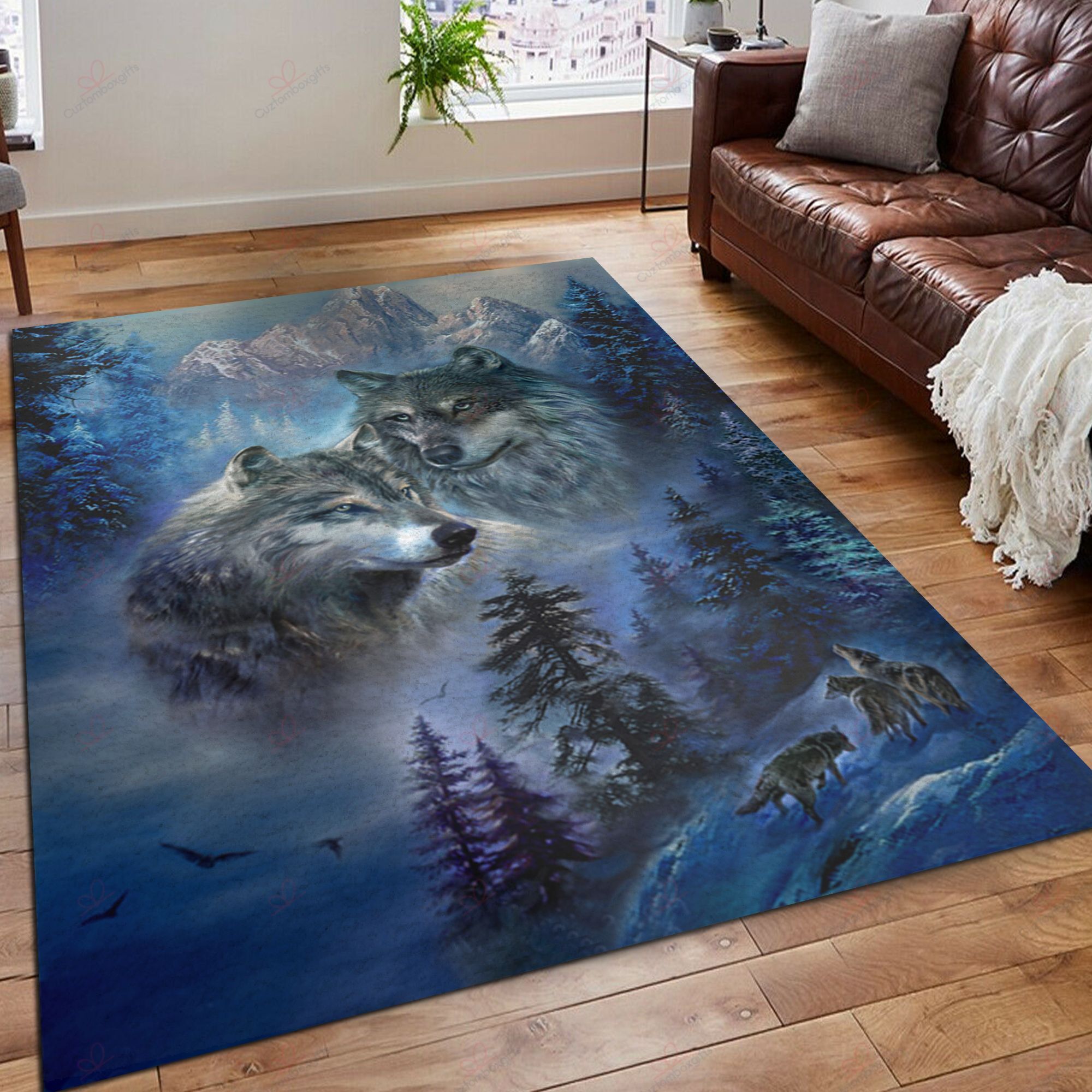Couple Wolf Rug Sport Decor Gift Floor Decor Living Room Carpet Rug Area Rug - 615300c2e7bd Couple Wolf Rug Sport Decor Gift Floor Decor Living Room Carpet Rug Area Rug - 615300c2e7bd