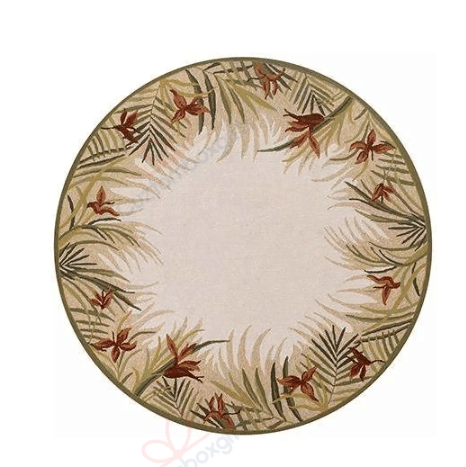 Covington Tropic Gardens Round Carpet Floor Rug Living Room Bedroom Decor Round Area Rug Carpet Covington Tropic Gardens Round Carpet Floor Rug Living Room Bedroom Decor Round Area Rug Carpet
