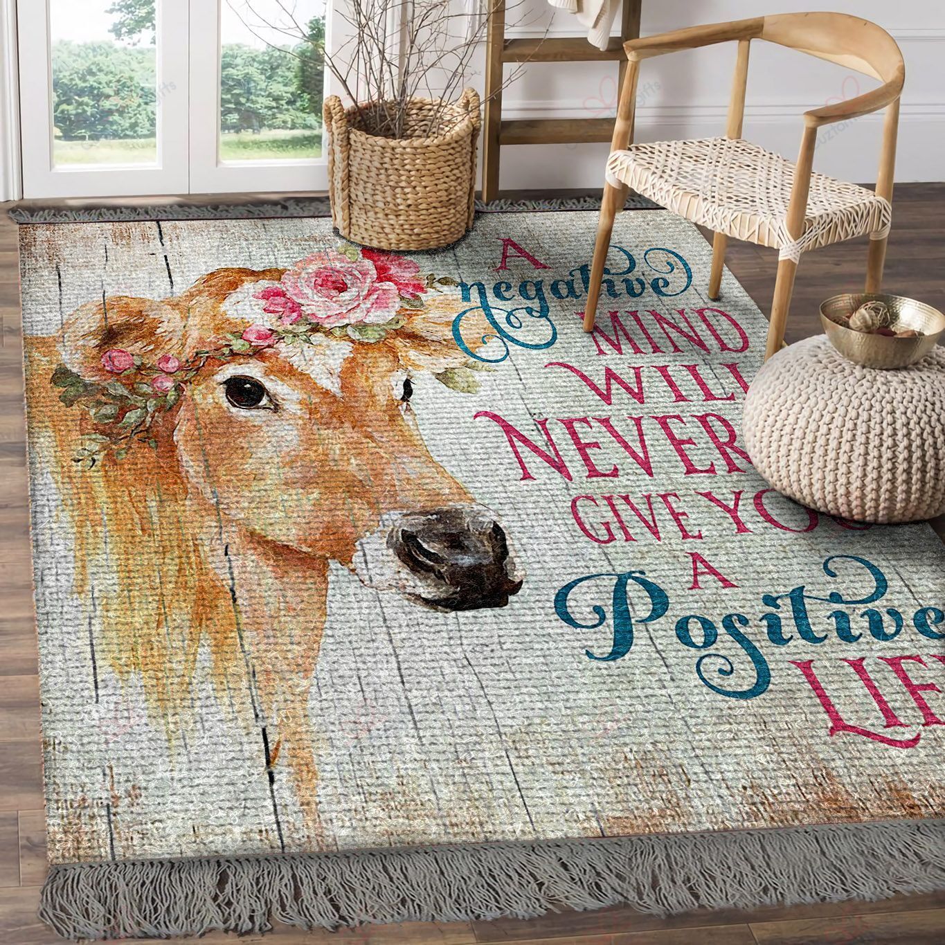 Cow A Negative Mind Will Never Give You A Positive Life Rug Sport Decor Gift Floor Decor Living Room Carpet Rug Area Rug - 68540e96a405 Cow A Negative Mind Will Never Give You A Positive Life Rug Sport Decor Gift Floor Decor Living Room Carpet Rug Area Rug - 68540e96a405