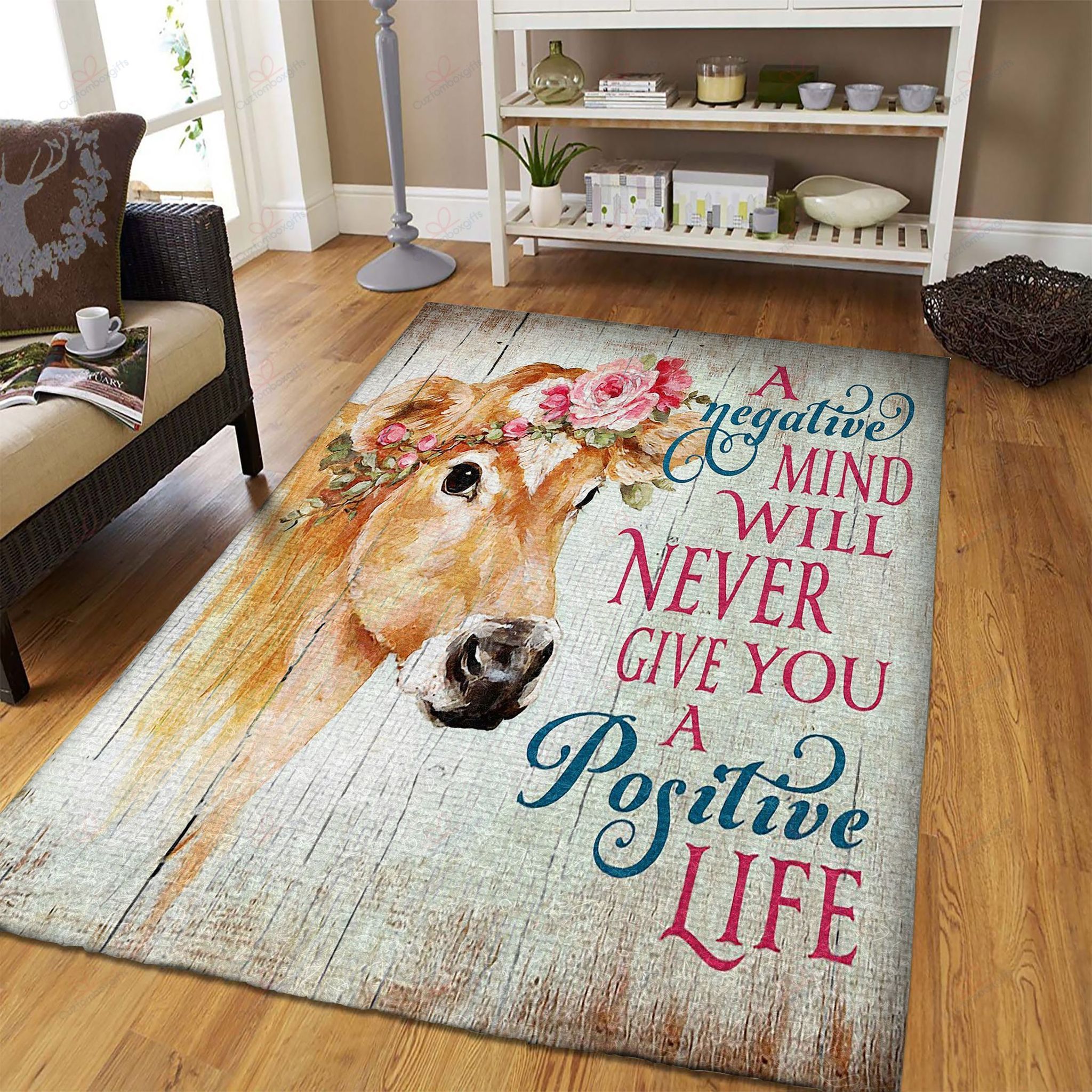 Cow A Negative Mind Will Never Give You A Positive Life Rug Sport Decor Gift Floor Decor Living Room Carpet Rug Area Rug - f168efa3ce37 Cow A Negative Mind Will Never Give You A Positive Life Rug Sport Decor Gift Floor Decor Living Room Carpet Rug Area Rug - f168efa3ce37