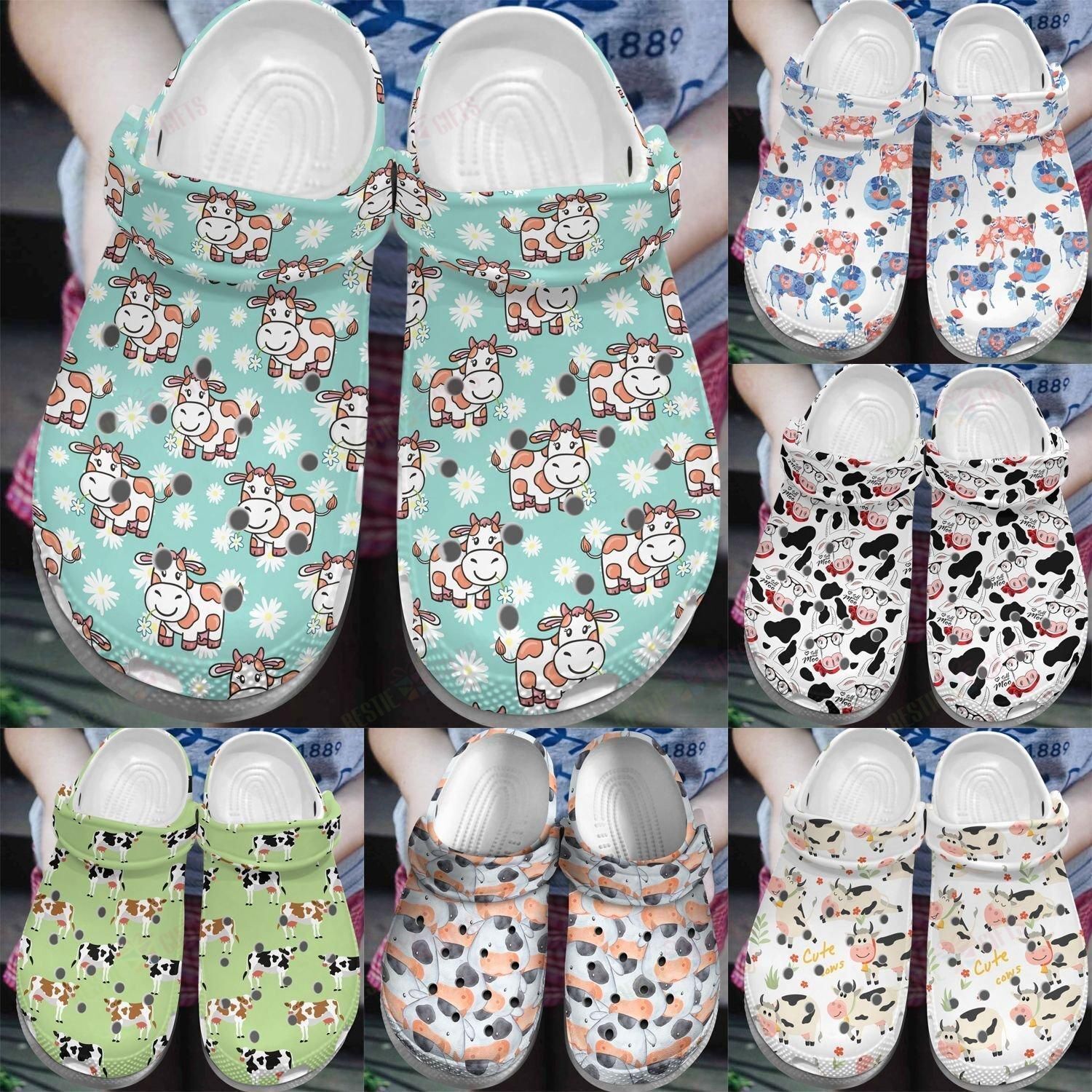 Cow Crocs Clog Classic Clog Cow Collection Shoes Cow Crocs Clog Classic Clog Cow Collection Shoes