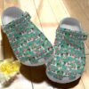 Cow Crocs Clog Classic Clog Whitesole Cow In Butterfly Garden Shoes