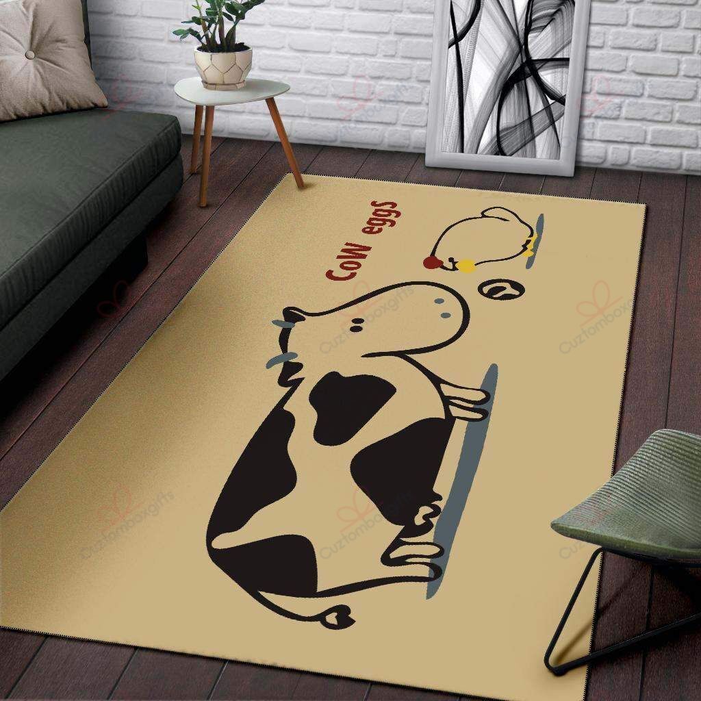 Cow Eggs Rug Sport Decor Gift Floor Decor Living Room Carpet Rug Area Rug - 4b63244f1bf1 Cow Eggs Rug Sport Decor Gift Floor Decor Living Room Carpet Rug Area Rug - 4b63244f1bf1