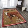 Cow Farm Freash Rug Sport Decor Gift Floor Decor Living Room Carpet Rug Area Rug - 56d8f33192ab