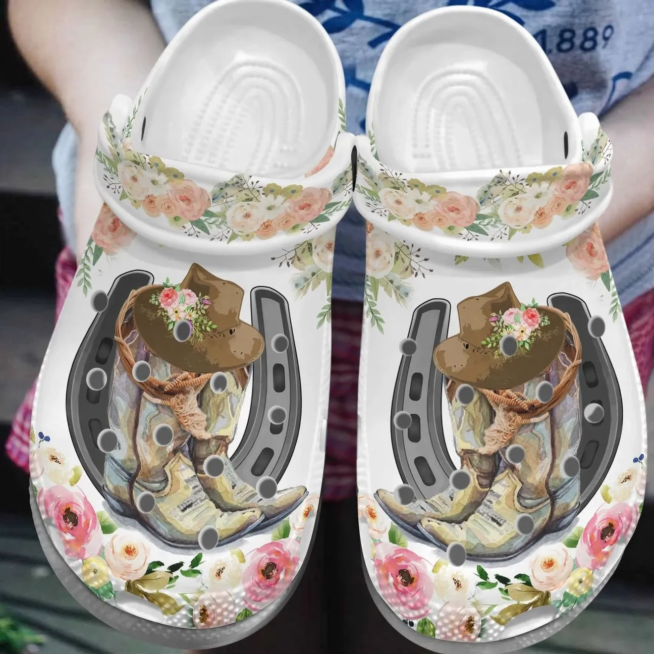 Cow Girl Personalized Clog Custom Crocs Comfortablefashion Style Comfortable For Women Men Kid Print 3D Country Girl Cow Girl Personalized Clog Custom Crocs Comfortablefashion Style Comfortable For Women Men Kid Print 3D Country Girl